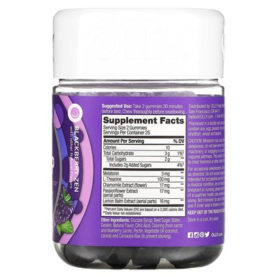 Olly, Schlaf, Blackberry Zen, 50 Gumzy