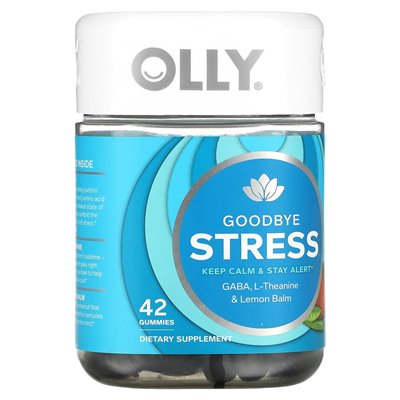 Olly, Goodbye Stress, Berry Verbena, 42 Gummy