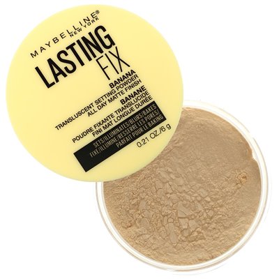 Maybelline, Permanent Fix, transparentes Puder, Banane, 0,21 oz (6 g)