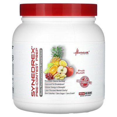 Odżywianie metaboliczne, Synedrex, Preprest Prep, Fruit Punch, 14,8 uncji (420 g) Odżywianie metaboliczne, Synedrex, Preprest Prep, Fruit Punch, 14,8 uncji (420 g)
