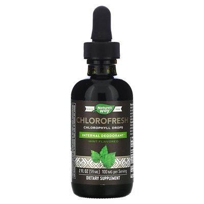 Nature's Way, Chlorofresh, Chlorofilll Drops, Mint, 2 Fl Oz (59 ml)