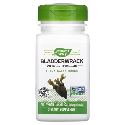 Nature's Way, BladderWrack, 580 mg, 100 vegan capsules