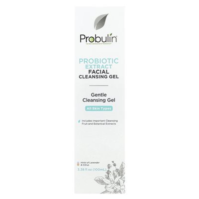 Probulina, żel oczyszczający twarz ekstraktu probiotyczny, lawenda i cytrusy, 3,38 fl oz (100 ml) Probulina, żel oczyszczający twarz ekstraktu probiotyczny, lawenda i cytrusy, 3,38 fl oz (100 ml)