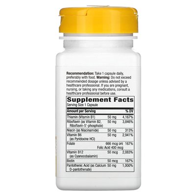 Nature's Way, B-50-Komplex, 100 Kapseln