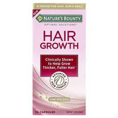 Nature's Bounty, Optimal Solutions®, Wzrost włosów, 30 kapsułek