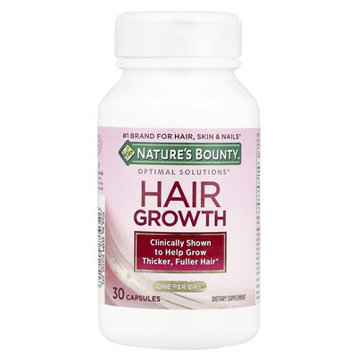 Nature's Bounty, Optimal Solutions®, Wzrost włosów, 30 kapsułek