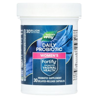 Nature's Way, Fortify® Women's Daily Probiotic, 30 Billion CFU, 30 Delayed Release Capsules