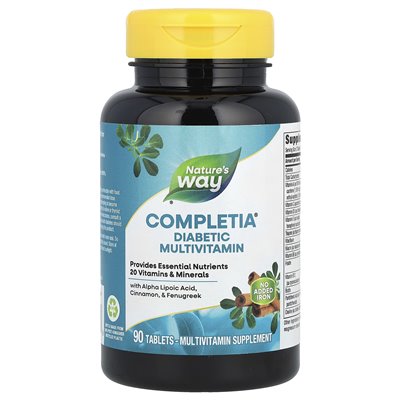 Nature's Way, Completeia®, Diabetiker-Multivitamin, 90 Tabletten