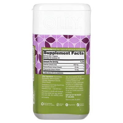Olly, plant-powered rest, 30 capsules