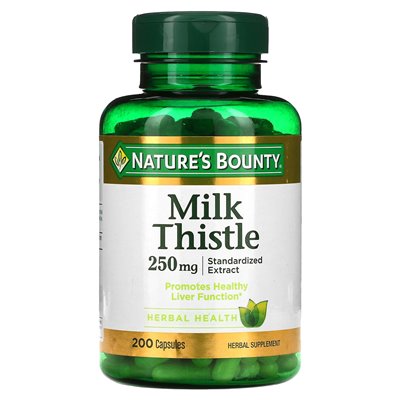 Nature's Bounty, Mariendistel, 250 mg, 200 Kapseln