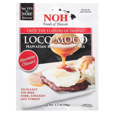 Noh Foods of Hawaii, Loco Moco, Hawaiian Brown Gravy Mix, 1,7 uncji (48 g)