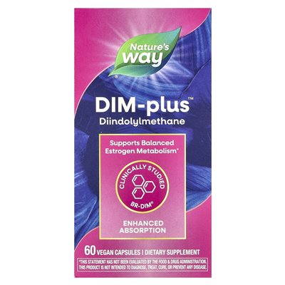 Nature's Way, Dim-Plus ™, 60 wegańskich kapsułek Nature's Way, Dim-Plus ™, 60 wegańskich kapsułek