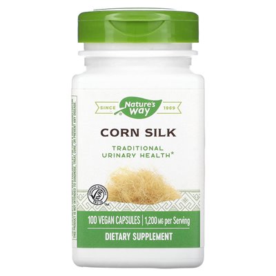 Nature's Way, Silk Kukurydzy, 1200 mg, 100 wegańskich kapsułek (400 mg na kapsułkę)