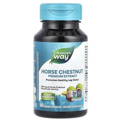 Nature's Premium Kastanienextrakt, 250 mg, 90 vegane Kapseln