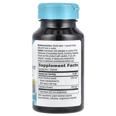 Nature's Premium Kastanienextrakt, 250 mg, 90 vegane Kapseln