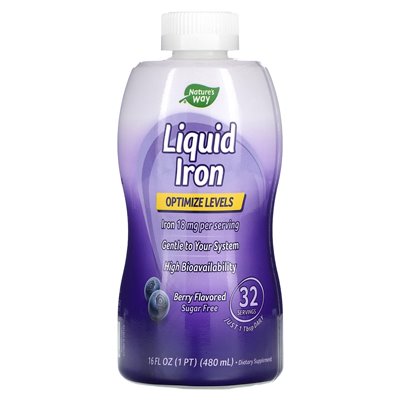 Nature's Way, Liquid Iron, Berry, 16 fl oz (480 ml)