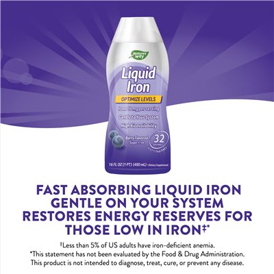 Nature's Way, Liquid Iron, Berry, 16 fl oz (480 ml)