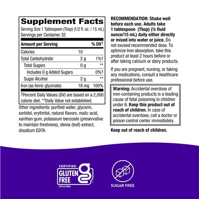 Nature's Way, Liquid Iron, Berry, 16 fl oz (480 ml)