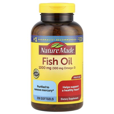 Natura wytwarzana, olej rybny, 1000 mg, 250 miękkich (500 mg na miękką) Natura wytwarzana, olej rybny, 1000 mg, 250 miękkich (500 mg na miękką)