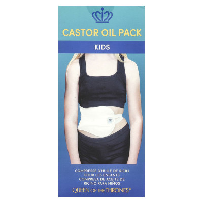 Queen of the Thrones, Castor Oil Pack, Kids, 1 Count