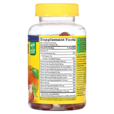 Nature Made, Multi Gummy, Orange &amp Strawberry, 90 Żelości