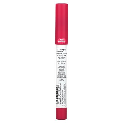 Formuła lekarzy, Rosé Kiss All Day, Velvet Lip Color, 1711512 Call Me, Baby, 0,15 uncji (4,3 g)