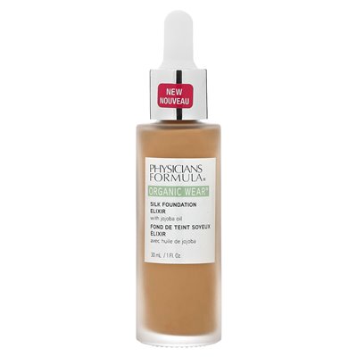 Formuła lekarzy, zużycie organiczne, eliksir z jedwabiu z olejem jojoba, pf11065 tan, 1 fl oz (30 ml)