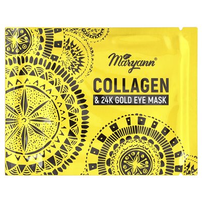 Maryann Organics, Collagen i 24K Gold Eye Mask, 32 sztuki (10 g)