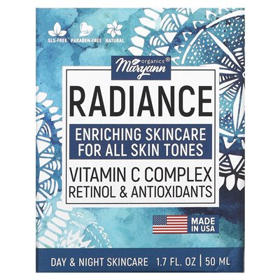 Maryann Organics, Radiance, Vitamin C-Komplex, Retinol und Antioxidantien, 1,7 Fl Oz (50 ml)