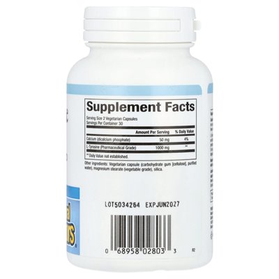 Czynniki naturalne, L-tyrozyna, 1000 mg, 60 kapsułek wegetariańskich (500 mg na kapsułkę) Czynniki naturalne, L-tyrozyna, 1000 mg, 60 kapsułek wegetariańskich (500 mg na kapsułkę)