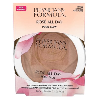 Doctors Formula, Rosé All Day Petal Glow, Multi Usel Highlighter, PF11122 Soft Petal, 0.32 oz (9.2 g)