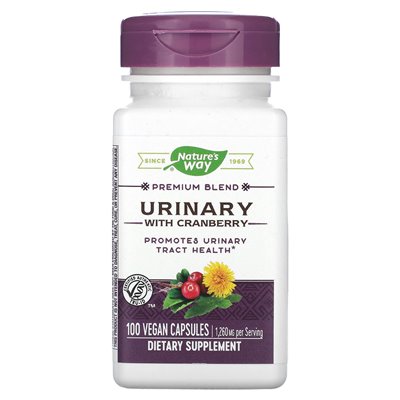 Nature's Way, Cranberry Urine, 1,260 mg, 100 vegan capsules (420 mg per capsule)