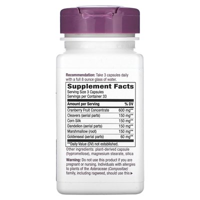 Nature's Way, Cranberry Urine, 1,260 mg, 100 vegan capsules (420 mg per capsule)