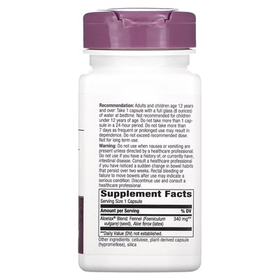 Natura Way, Aloelax z Nasionami Komosy, 340 mg, 100 Wegańskich Kapsułek