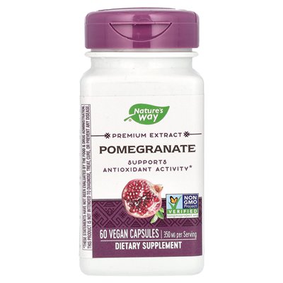 Nature's Way, Pomegranate, 350 mg, 60 vegan capsules
