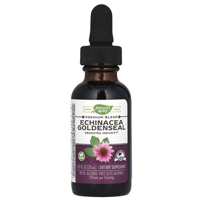 Nature's Way, Echinacea Goldenseal, 250 mg, 1,01 fl oz (30 ml)