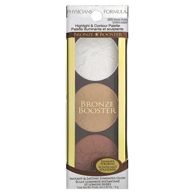 Formuła lekarzy, Expoke &amp Contour Palette, Bronze Booster, 6809 Shimmer Strobing, 0,30 uncji (9 g)
