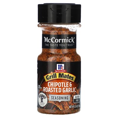 McCormick Grill Mates, Chipotle & geröstetes Knoblauchgewürz, 2,5 oz (70 g)