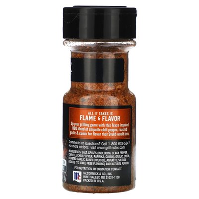 McCormick Grill Mates, Chipotle & geröstetes Knoblauchgewürz, 2,5 oz (70 g)
