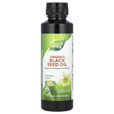 Nature's Way, Organiczny czarny olej z nasion, 8 fl oz (236 ml)