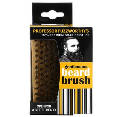 Profesor Fuzzworthy's, Gentlemans Beard Brush, 100% Premium Bristles, 1 liczba
