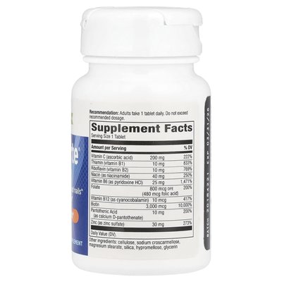 Nature's Way, Biotyna Forte® z cynkiem, 3 mg, 60 tabletek