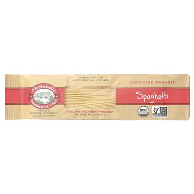Montebello, organiczne spaghetti, 16 uncji (454 g) Montebello, organiczne spaghetti, 16 uncji (454 g)