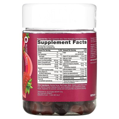 Olly, Kobiet Multi, Blissful Berry, 130 gumzy Olly, Kobiet Multi, Blissful Berry, 130 gumzy