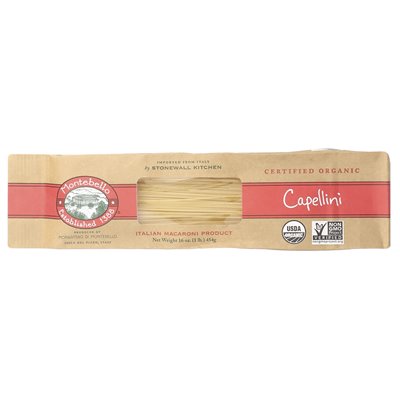 Montebello, organiczne Capellini, 16 uncji (454 g) Montebello, organiczne Capellini, 16 uncji (454 g)