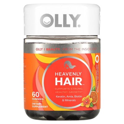 Olly, himmlisches Haar, tropische Zitrusfrüchte, 60 Gummibärchen