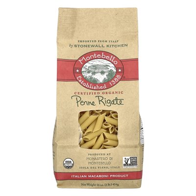 Montebello, organiczna penne rajda, 16 uncji (454 g) Montebello, organiczna penne rajda, 16 uncji (454 g)