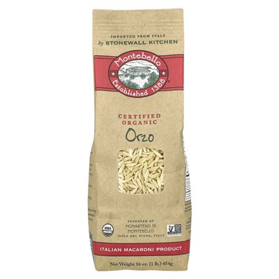 Montebello, Organic Orzo, 16 oz (454 g)
