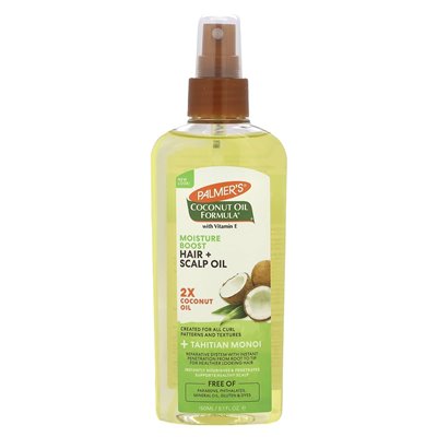Palmer's, Formuła oleju kokosowego z witaminą E, wzmocnienie wilgoci, włosy + olej na skórę głowy, 5,1 fl oz (150 ml)