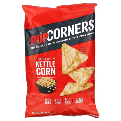 Popcorners, Chips, süß und salzig, Kessel, 7 oz (198,4 g)